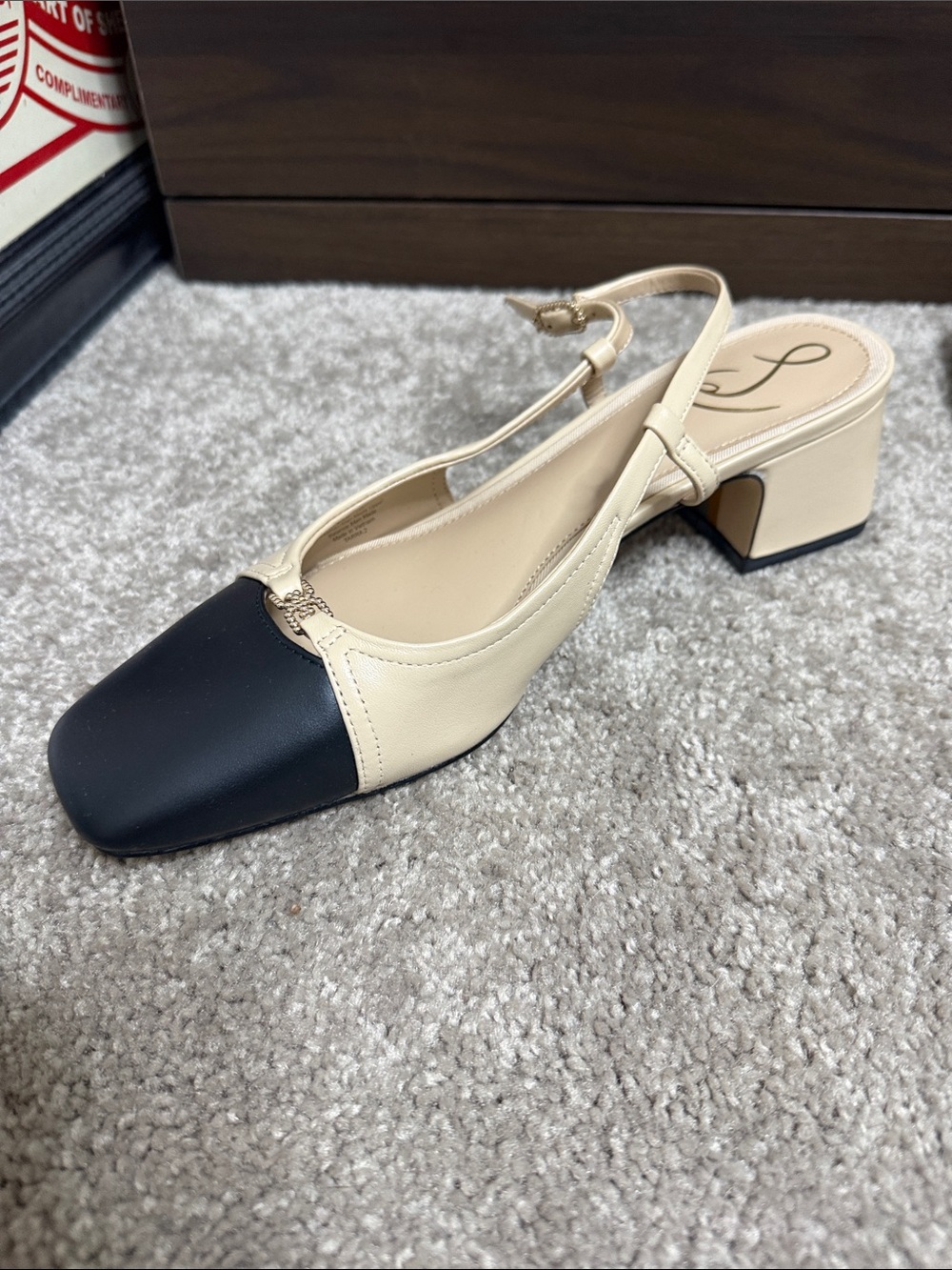 Sam Edelman Women's Kara Cap-Toe Slingback Flats - Picture 7 of 11